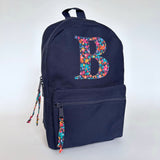 Navy initial backpack