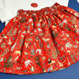 Festive flippy skirt