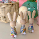 NEW Easter peg bunnies (set of 4)