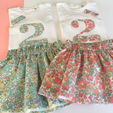 Birthday t-shirt & skirt set