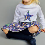 Christmas star t-shirt & skirt set