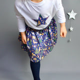 Christmas star t-shirt & skirt set