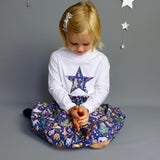 Christmas star t-shirt & skirt set