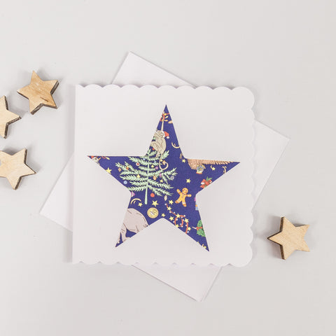 Star Christmas card