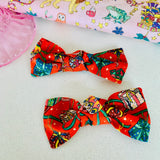 Christmas hair bows